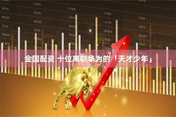金国配资 十位离职华为的「天才少年」